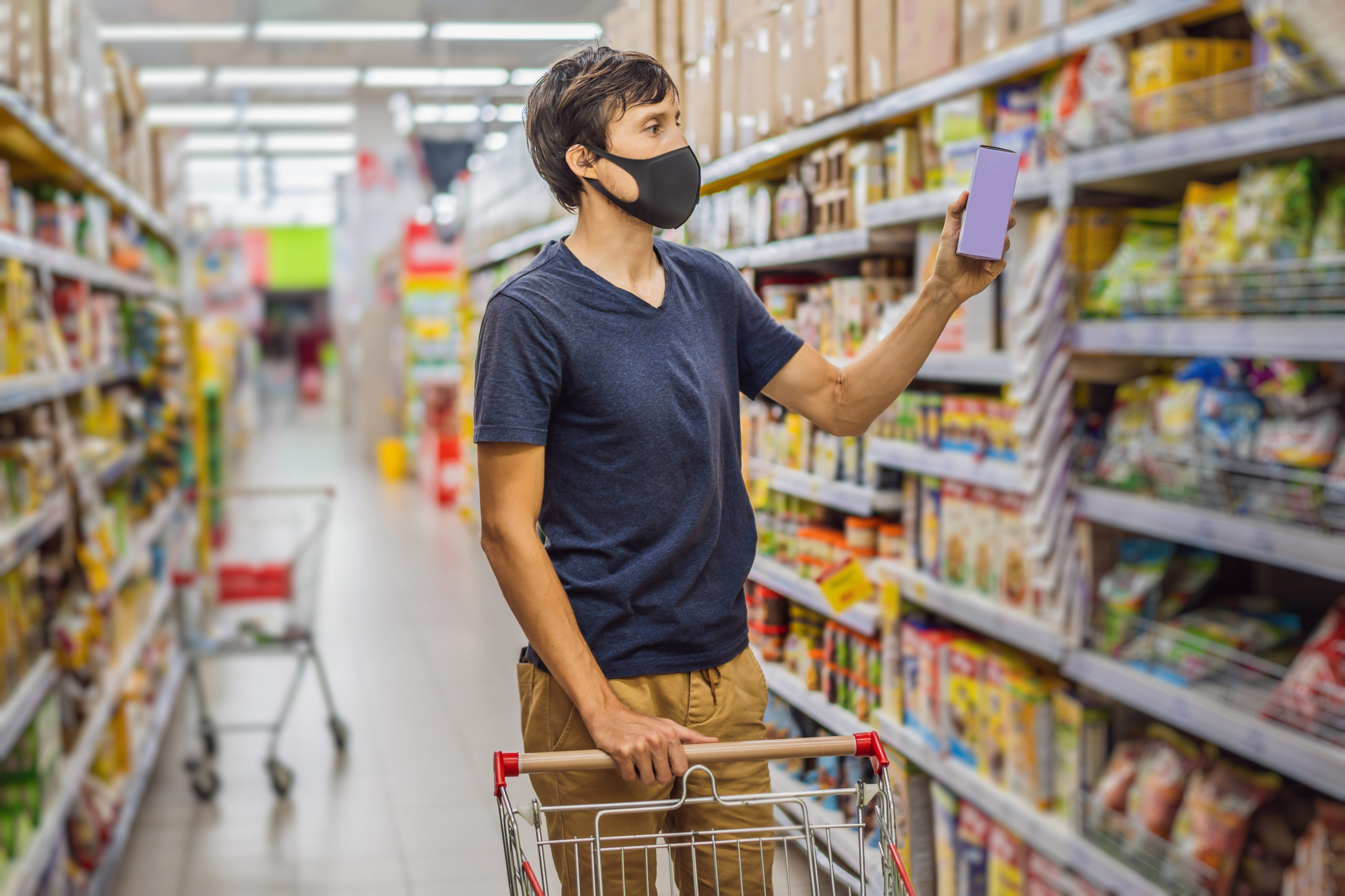 Masked shopping during COVID-19