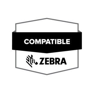 Zebra compatible badge