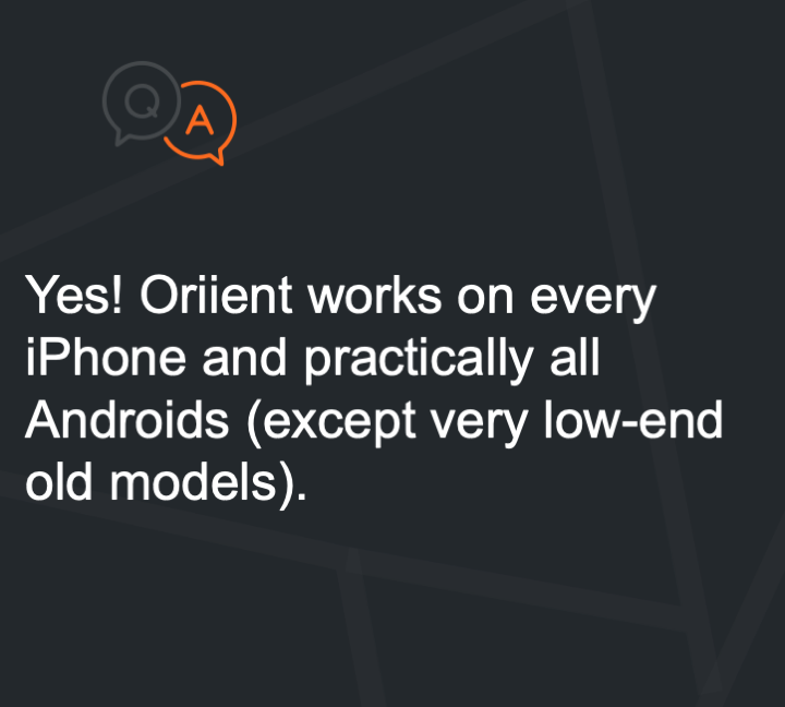 Oriient in-store navigation works across Android and iOS devices